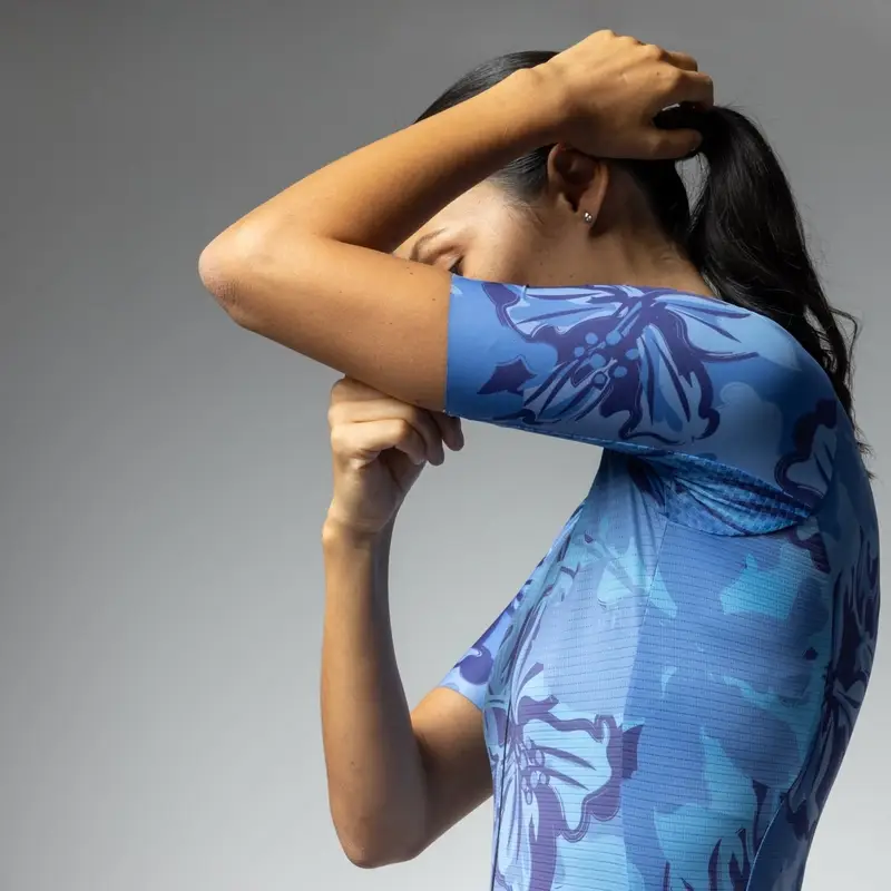 Maglia A Maniche Corte Honolulu PR-E Donna Blu Taglia XXS #3