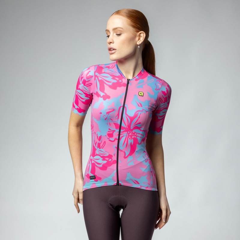 Kurzarmtrikot Honolulu PR-E Damen Rosa Größe XXL