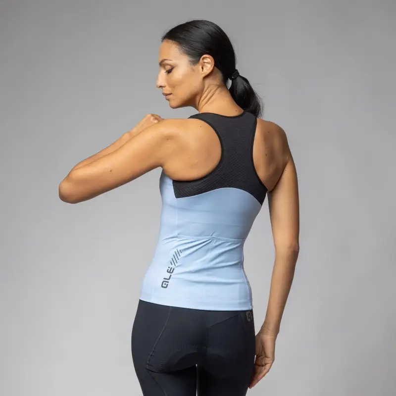 Maglia Smanicata Color Block Pragma Donna Verde Acqua Taglia XXS #1
