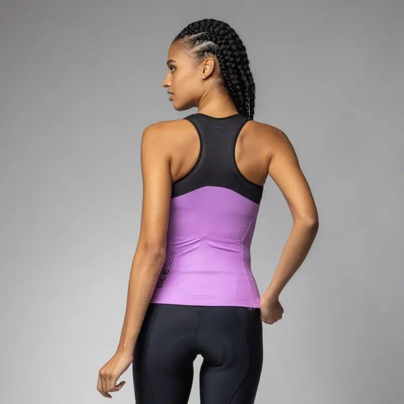 Maglia Smanicata Color Block Pragma Donna Rosa Taglia XXS #1
