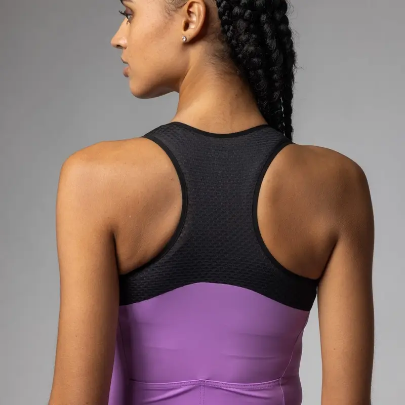 Maglia Smanicata Color Block Pragma Donna Rosa Taglia XXS #3