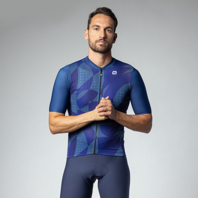 Maillot À Manches Courtes Enjoy Pragma Bleu Taille XXS