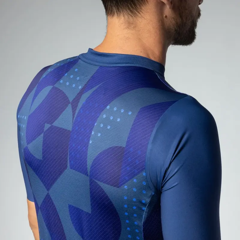 Maglia A Maniche Corte Enjoy Pragma Blu Taglia XXS #3