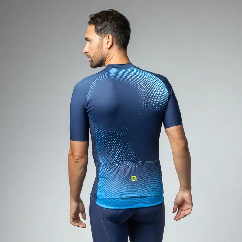 Maglia A Maniche Corte Optical Pragma Blu Taglia XXS #1