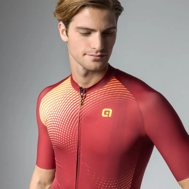 Maglia A Maniche Corte Optical Pragma Bordeaux Taglia XXS #2