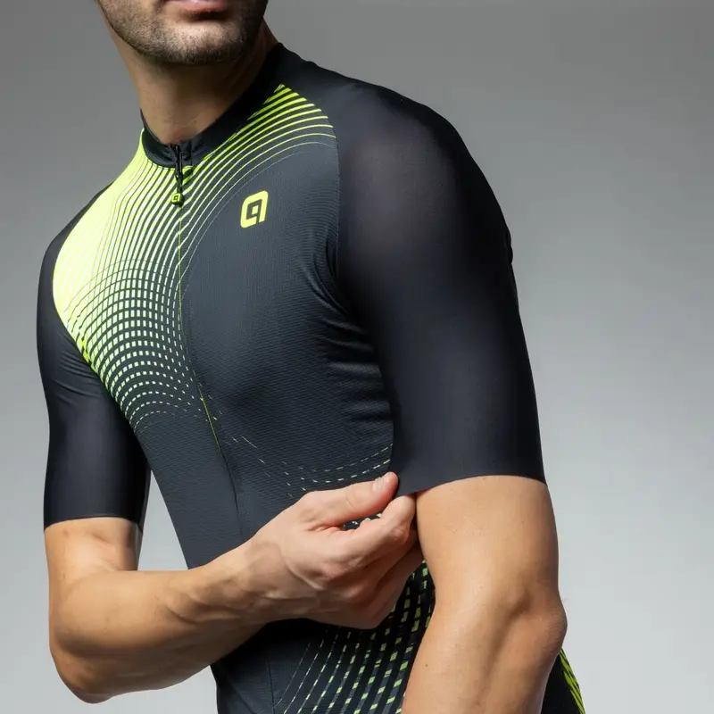 Maglia A Maniche Corte Optical Pragma Giallo Fluo Taglia XXS #3