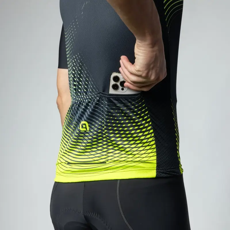 Maglia A Maniche Corte Optical Pragma Giallo Fluo Taglia XXS #5