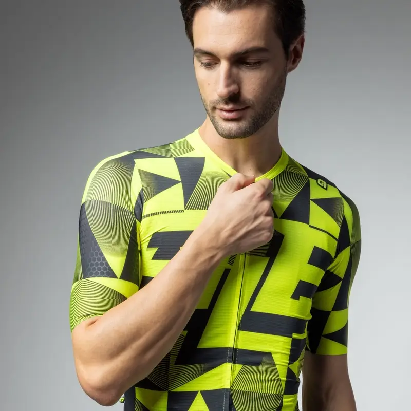 Maglia A Maniche Corte Multiverso PR-E Giallo Fluo Taglia XXXXL #3