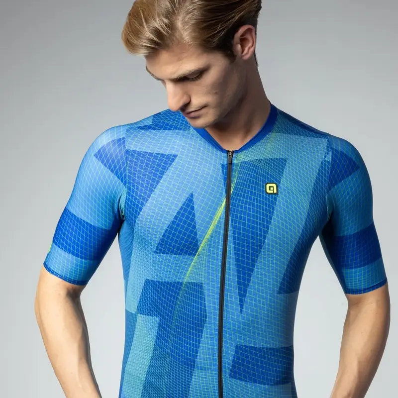 Maglia A Maniche Corte Synergy PR-E Blu Taglia XXS #2