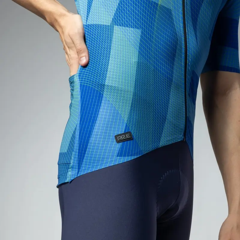 Maglia A Maniche Corte Synergy PR-E Blu Taglia XXS #4