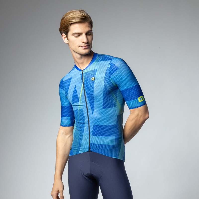 Jersey Synergy PR-E Manga Corta Azul Talla XS