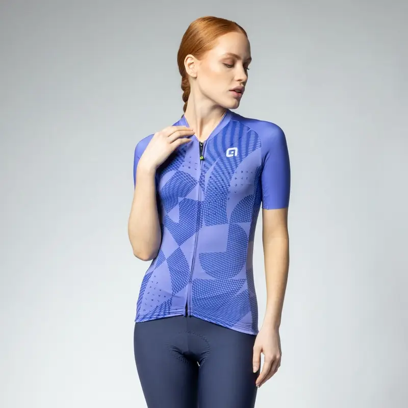 Maglia A Maniche Corte Enjoy Pragma Donna Blu Taglia XXS - image