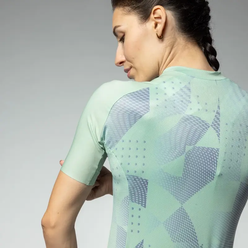 Maglia A Maniche Corte Enjoy Pragma Donna Verde Taglia XXS #4