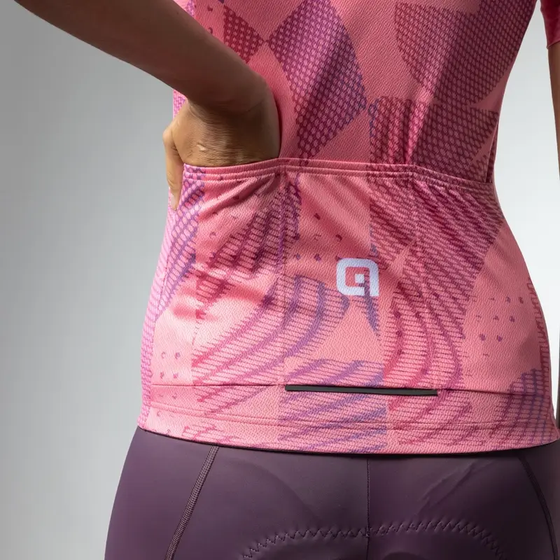 Damen Kurzarm-Jersey Enjoy Pragma Rosa Größe XXL #5