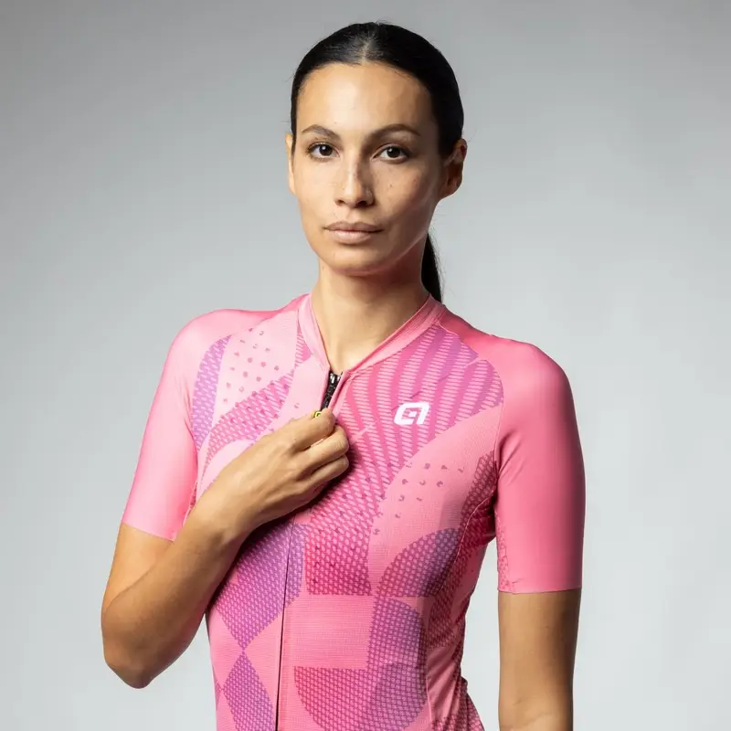 Maillot Femme Manches Courtes Enjoy Pragma Rose Taille XXXL #2