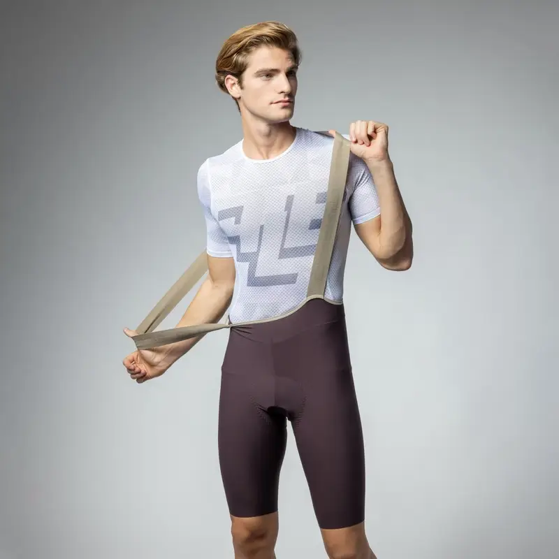 Master 2.0 PR-E Road Bib Shorts Brown Size XS #1