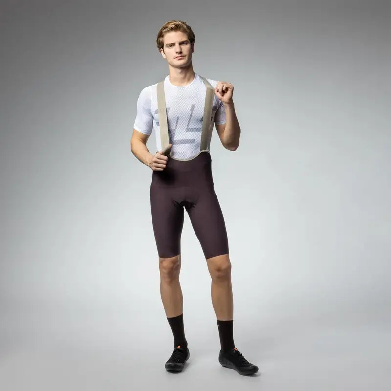 Master 2.0 PR-E Road Bib Shorts Brown Size XS #2