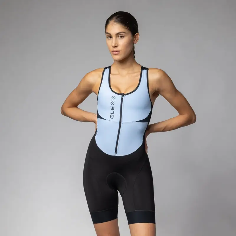 Body Strada Smanicato Color Block Pragma Donna Verde Acqua Taglia XXS - image