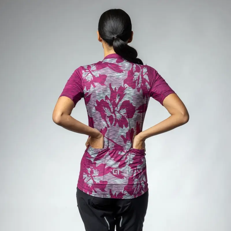 Maglia A Maniche Corte Gravel Sunrise Off Road Donna Viola Taglia XXS #1