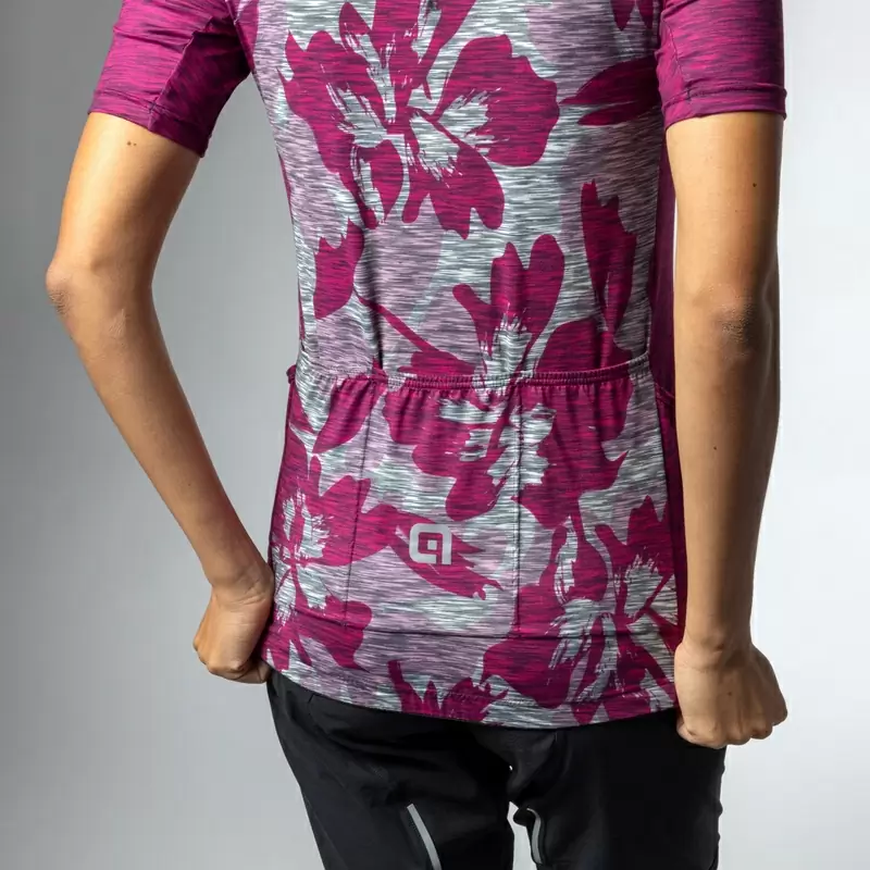 Short Sleeve Gravel Sunrise Off Road Women's Jersey Violet Size XXXL #4