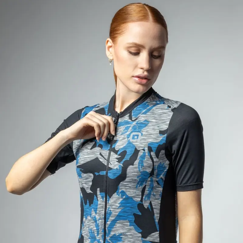 Maglia A Maniche Corte Gravel Sunrise Off Road Donna Azzurro Taglia XXS #2