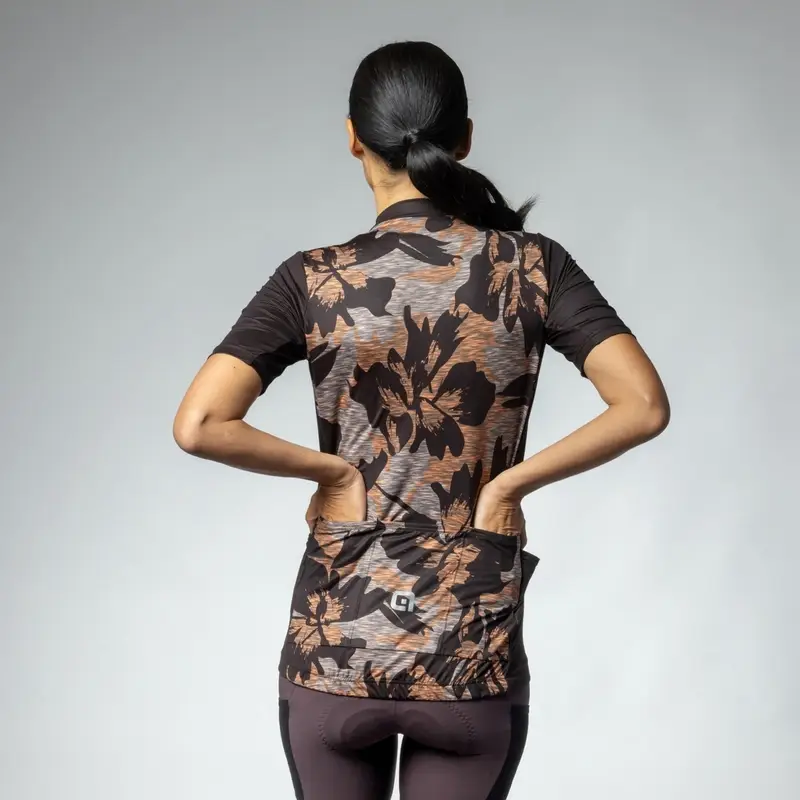 Maglia A Maniche Corte Gravel Sunrise Off Road Donna Marrone Taglia XXS #1