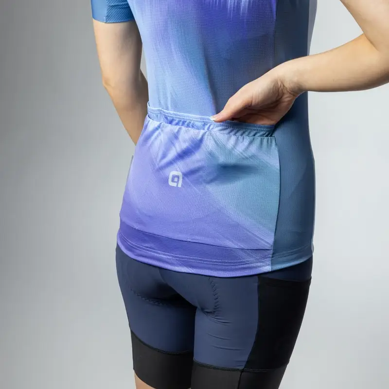Maglia A Maniche Corte Gravel Monsone Off Road Donna Azzurro Taglia XXS #5