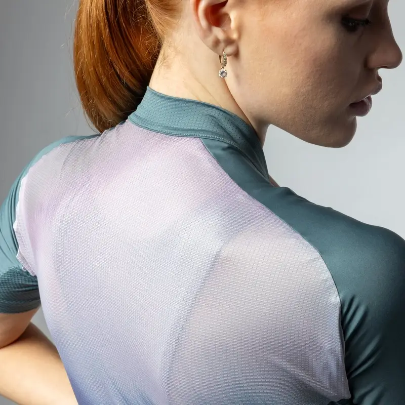 Kurzarm Gravel Monsun Off Road Damen Trikot Grün Größe XXXXXL #5