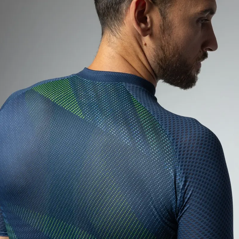 Maglia A Maniche Corte Connect Pragma Blu Taglia XL #3
