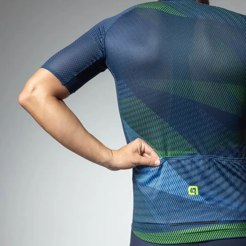 Maglia A Maniche Corte Connect Pragma Blu Taglia XL #5
