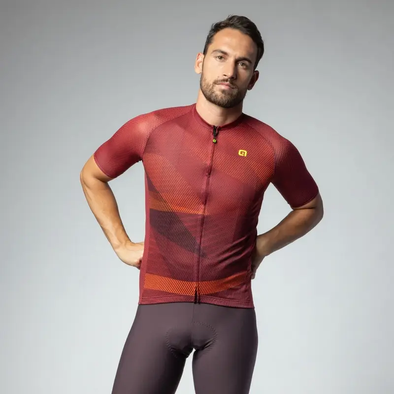 Maglia A Maniche Corte Connect Pragma Bordeaux Taglia XXS - image
