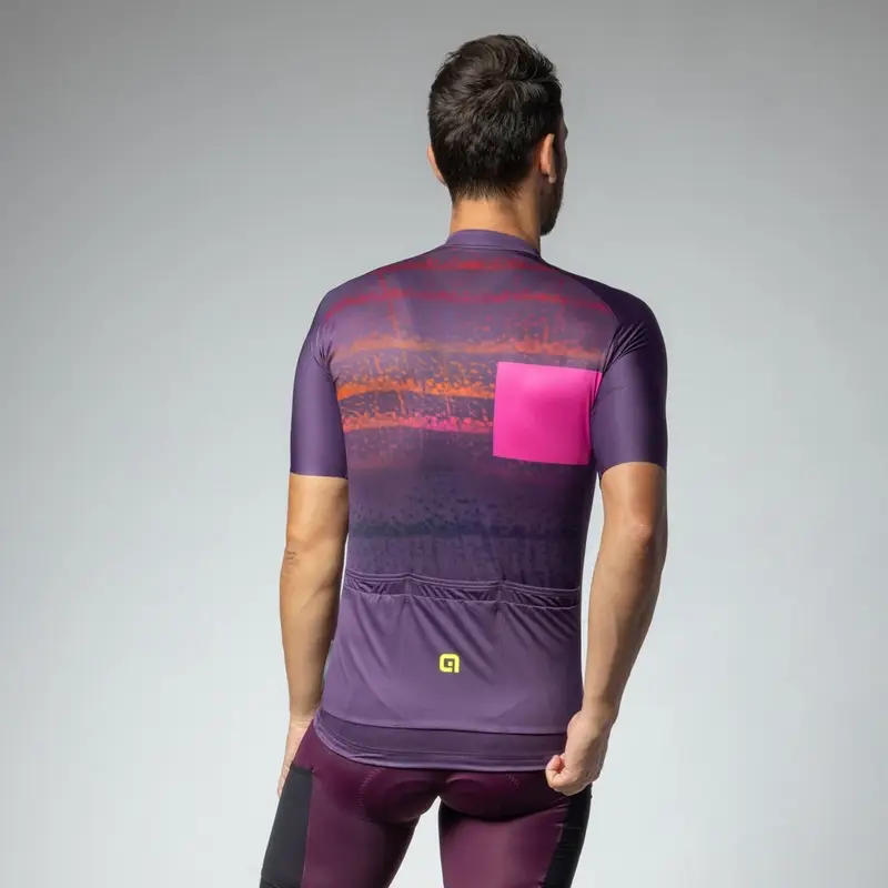 Kurzarm Gravel Creek Off Road Lila Trikot Größe XL #1