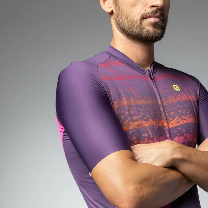 Kurzarm Gravel Creek Off Road Lila Trikot Größe XL #3