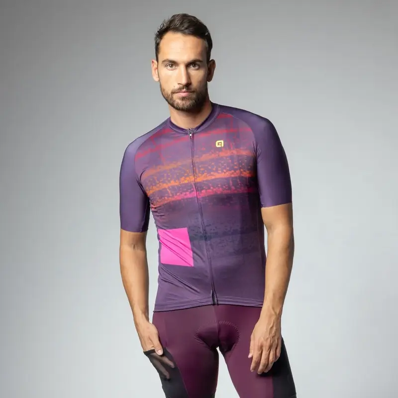 Kurzarm Gravel Creek Off Road Lila Trikot Größe XXXXL - image