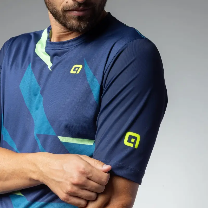 Maillot Manches Courtes VTT Omega Off Road Bleu Taille L #3