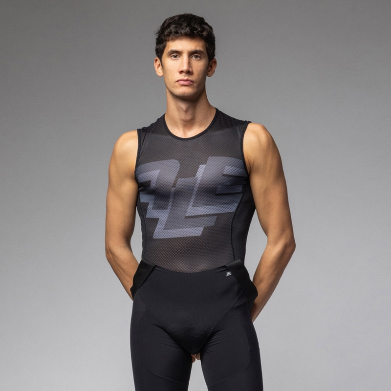 Maglia Intima Smanicata Multiverso Nero Taglia M/L