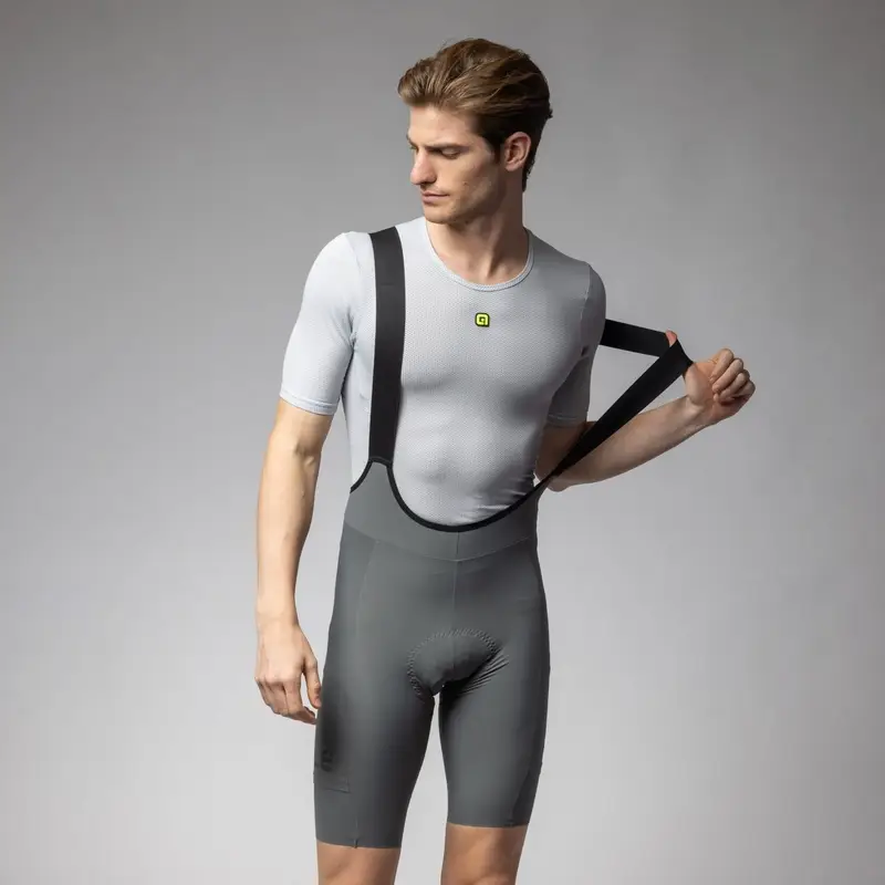 Gravel-Pro Off Road Bib Shorts Grey Size L - image