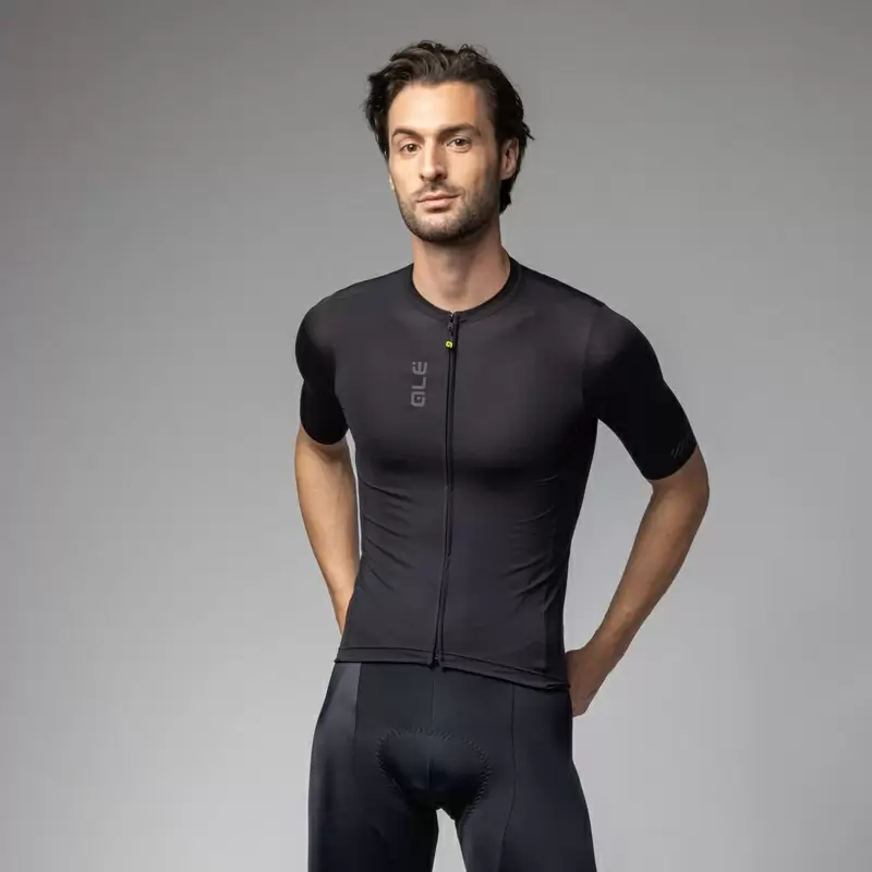 Maglia A Maniche Corte Color Block Pragma Nero Taglia XXS - image