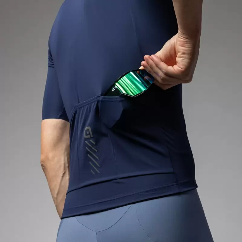 Maglia A Maniche Corte Color Block Pragma Blu Taglia XXS #4