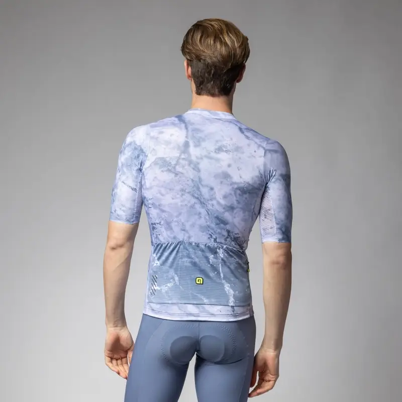 Maglia A Maniche Corte Marble PR-E Azzurro Taglia XL #1