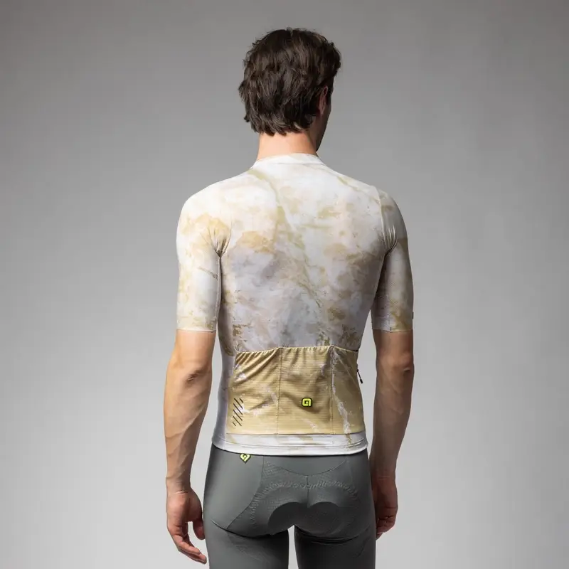 Maglia A Maniche Corte Marble PR-E Oro Taglia XXS #1
