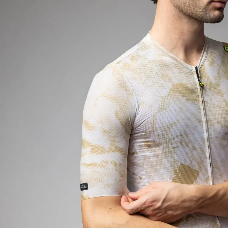 Maglia A Maniche Corte Marble PR-E Oro Taglia XXS #3