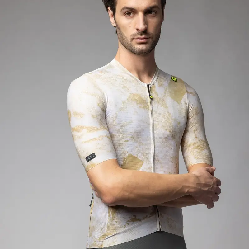 Maglia A Maniche Corte Marble PR-E Oro Taglia XL #2