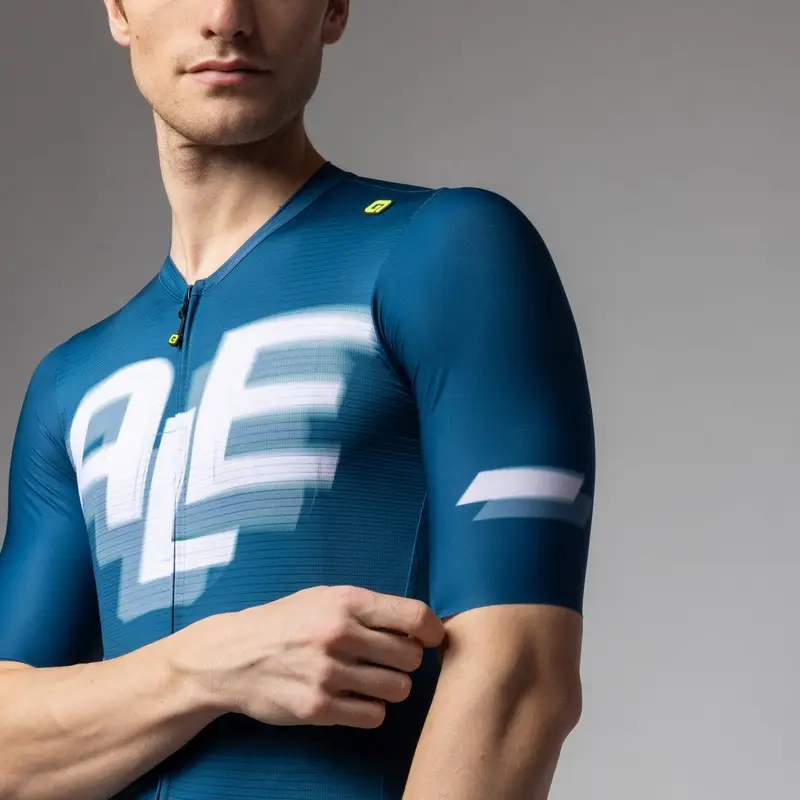 Maglia A Maniche Corte Sauvage PR-E Blu Taglia XXS #3