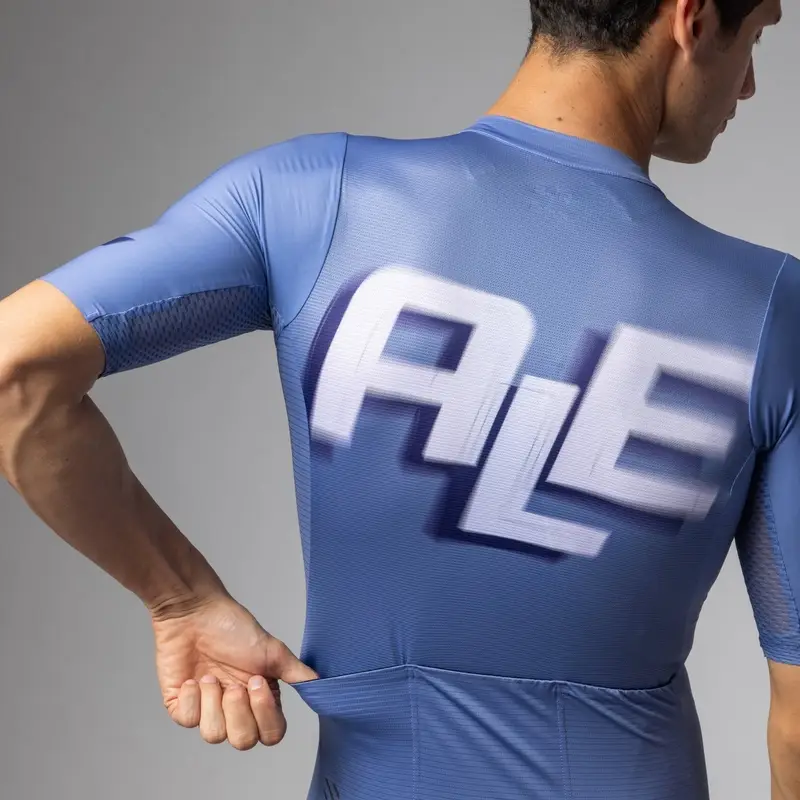 Maglia A Maniche Corte Sauvage PR-E Azzurro Taglia XXS #3