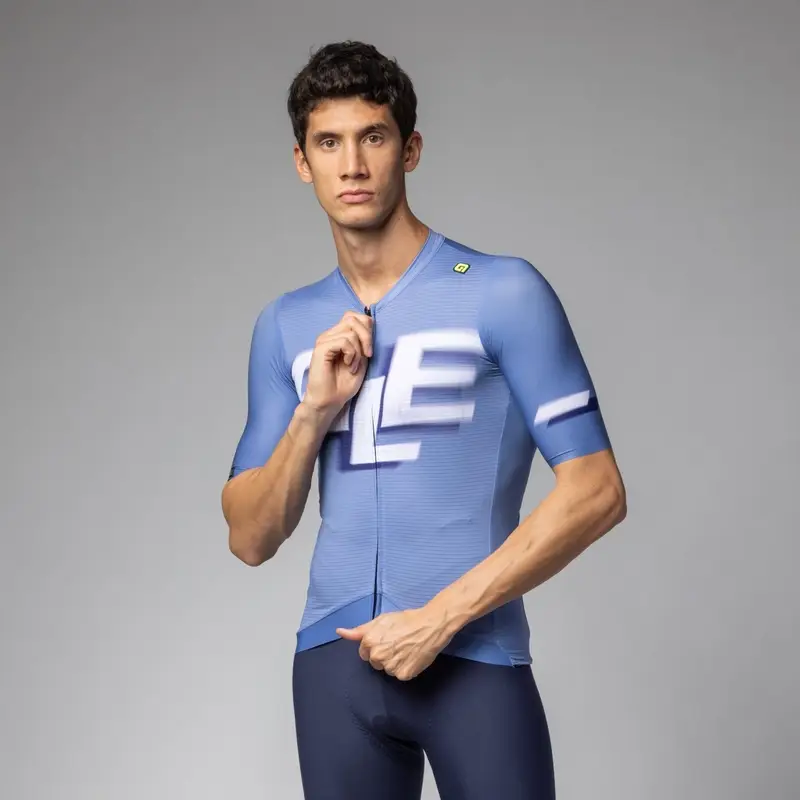 Maglia A Maniche Corte Sauvage PR-E Azzurro Taglia XXXXL - image