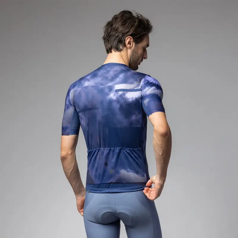 Maillot À Manches Courtes Atmosphere PR-E Bleu/Blanc Taille XXXXL #1