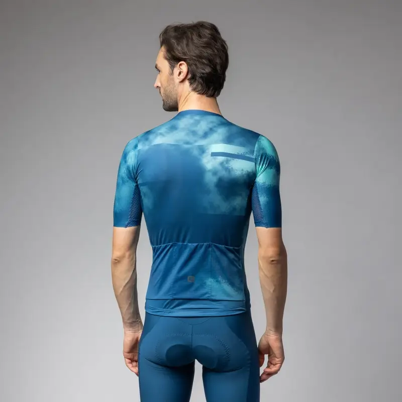 Maillot À Manches Courtes Atmosphere PR-E Bleu/Bleu Clair Taille XXS #1