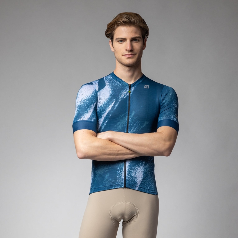 Trace Pragma Blaues Kurzarmtrikot Größe XXS
