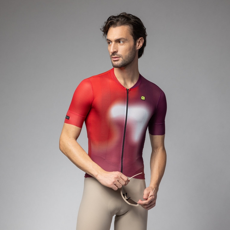Flash PR-E Kurzarm Trikot Bordeaux Größe XXXXL